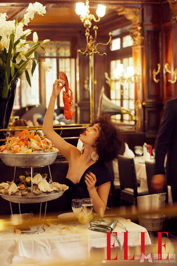 范冰冰《ELLE》封面大片性感华贵霸气风范_图-2