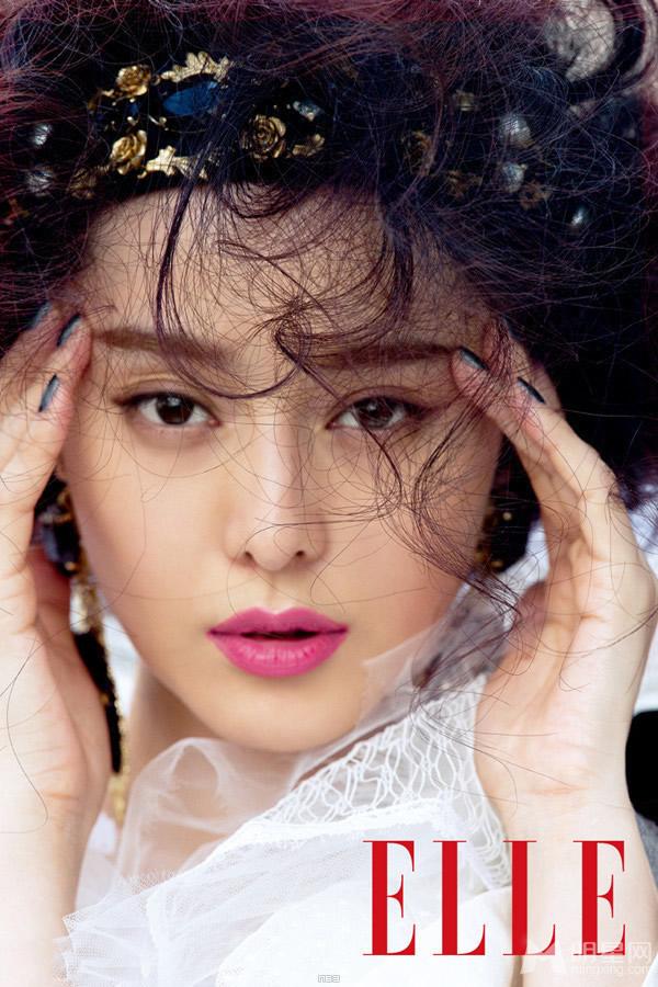 范冰冰《ELLE》封面大片性感华贵霸气风范_图-6