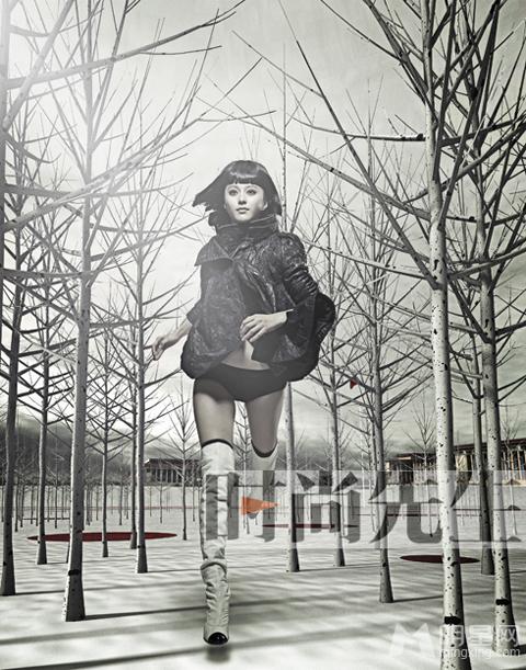 范冰冰早期《时尚先生》写真造型充满未来感_图-8