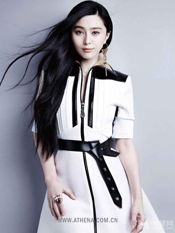 范冰冰登《VOUGE》显女王气质金九”封面女郎_图-3