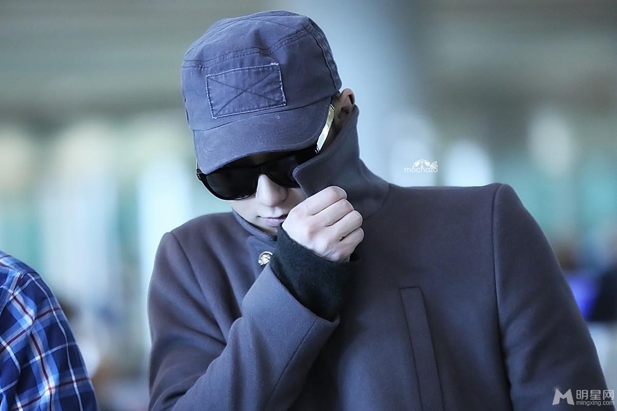 2014年11月EXO北京飞韩国机场写真黄子韬图片写真潮范十足_图-13