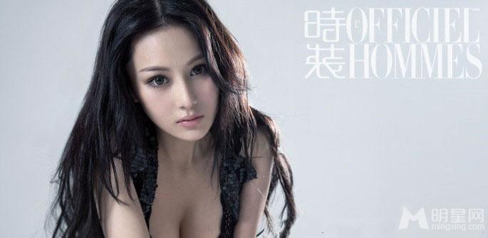 张馨予黑色性感大尺度写真宅男女神性感来袭_图-6
