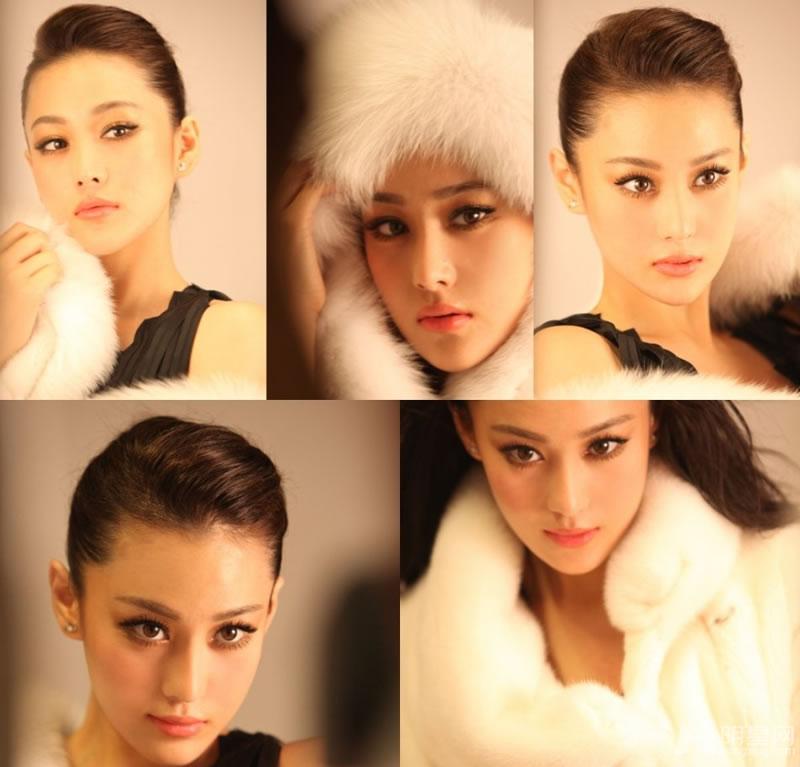 张馨予白色优雅写真安静文艺淑女范_图-5
