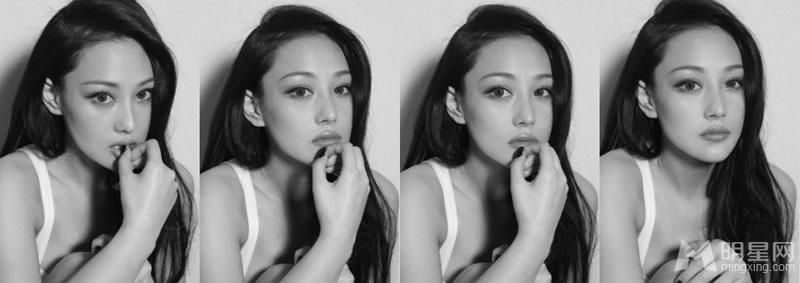 张馨予性感妖艳宫格写真尽显成熟诱惑_图-1