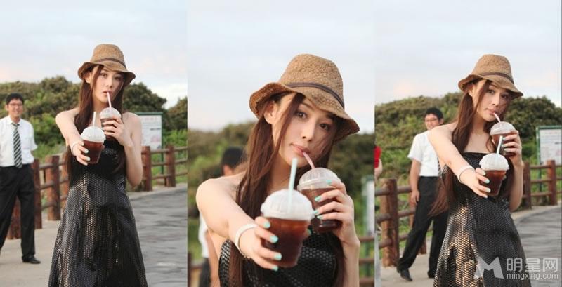 张馨予性感妖艳宫格写真尽显成熟诱惑_图-7