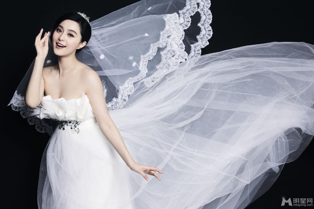 范冰冰金夫人婚纱写真第一弹酥胸外露展曼妙身姿_图-41