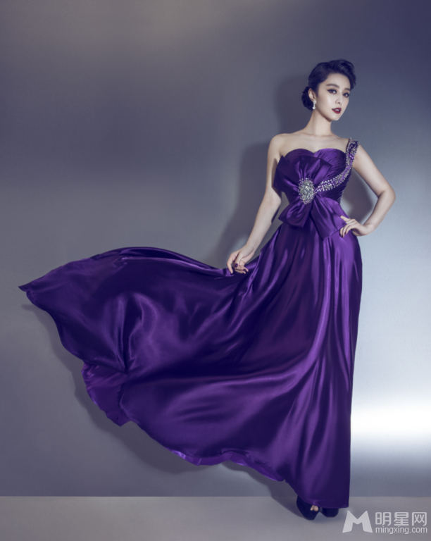 范冰冰金夫人婚纱写真第一弹酥胸外露展曼妙身姿_图-28