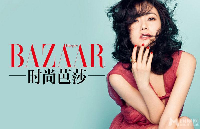 姚晨高圆圆携手登《时尚芭莎》12年4月封面_图-5
