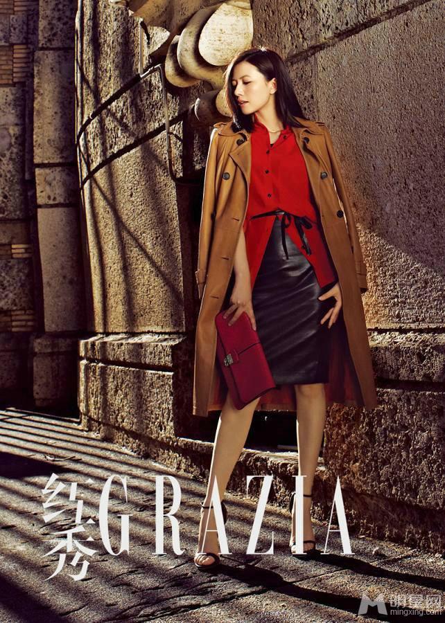 高圆圆征服米兰时尚圈《红秀GRAZIA》靓丽春装秀_图-11