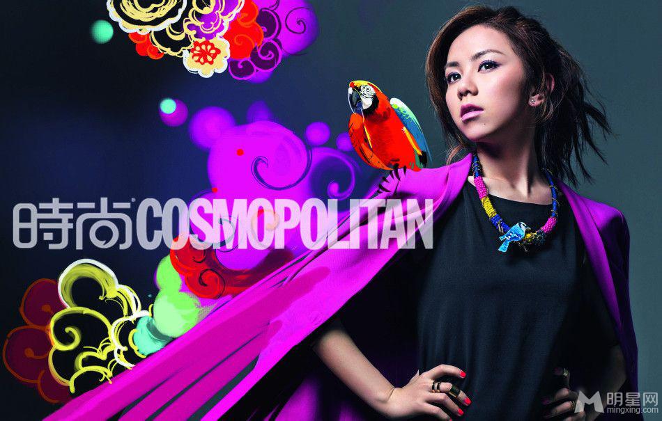 邓紫棋登《时尚COSMOPOLITAN》内页搞怪“金鱼妹”变身娇媚轻熟女_图-2