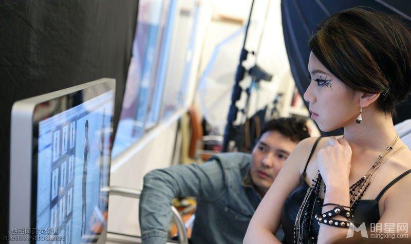 邓紫棋拍摄彩妆平面广告花絮美图欣赏_图-7