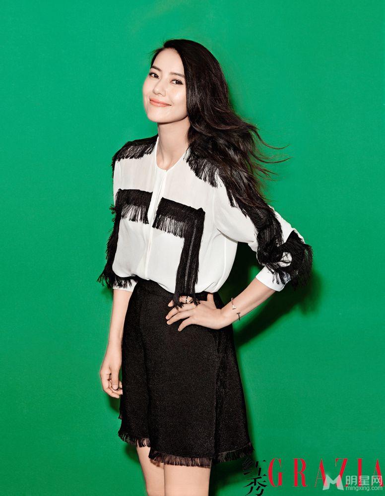 高圆圆登《红秀Grazia》杂志2014年12月号封面_图-2