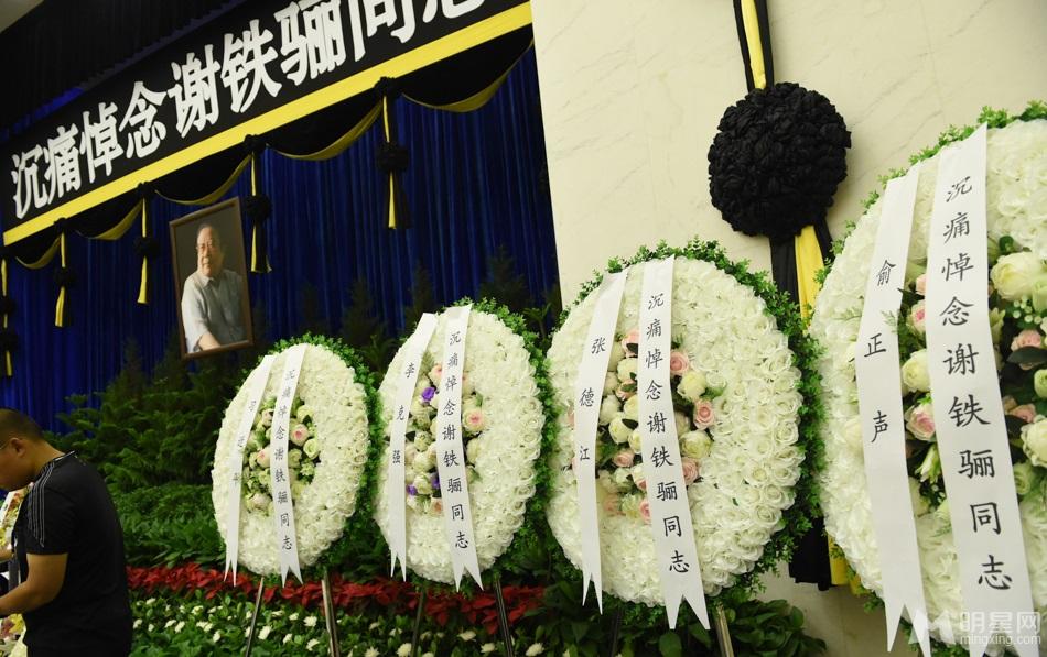 谢铁骊追悼会习近平送花圈蔡明跪地痛哭_图-37