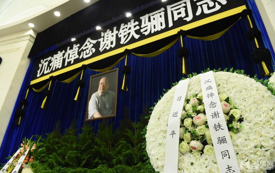 谢铁骊追悼会习近平送花圈蔡明跪地痛哭_图-73