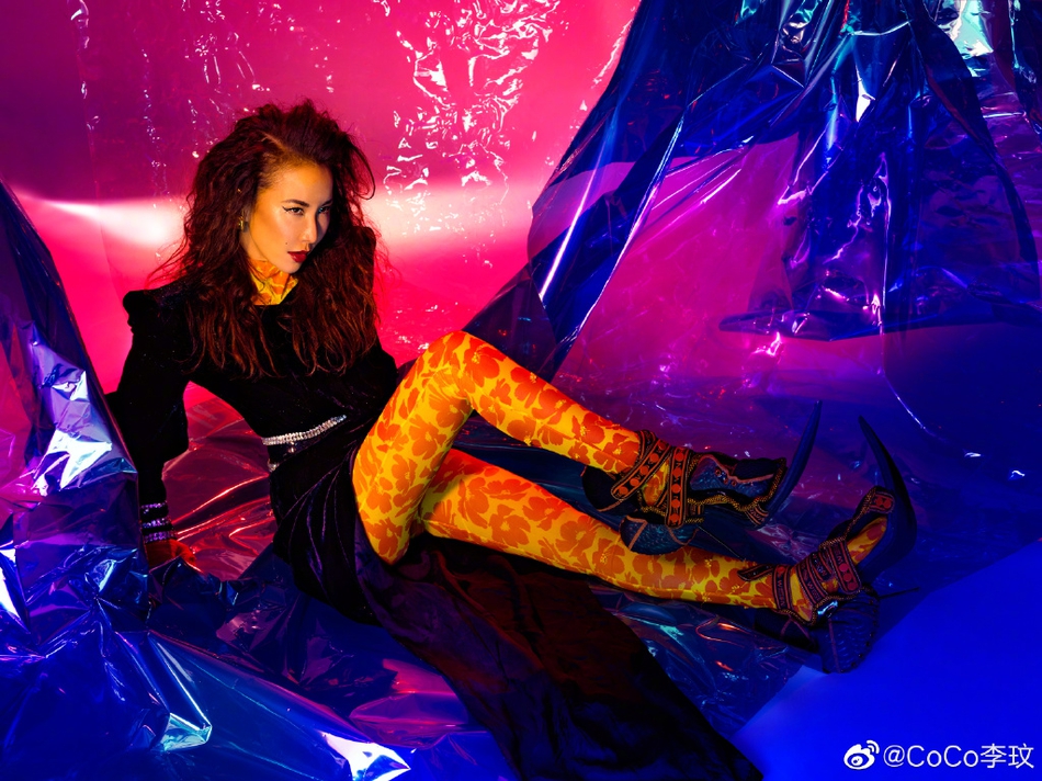 李玟coco脏辫造型写真时尚酷炫吸引眼球_图-7