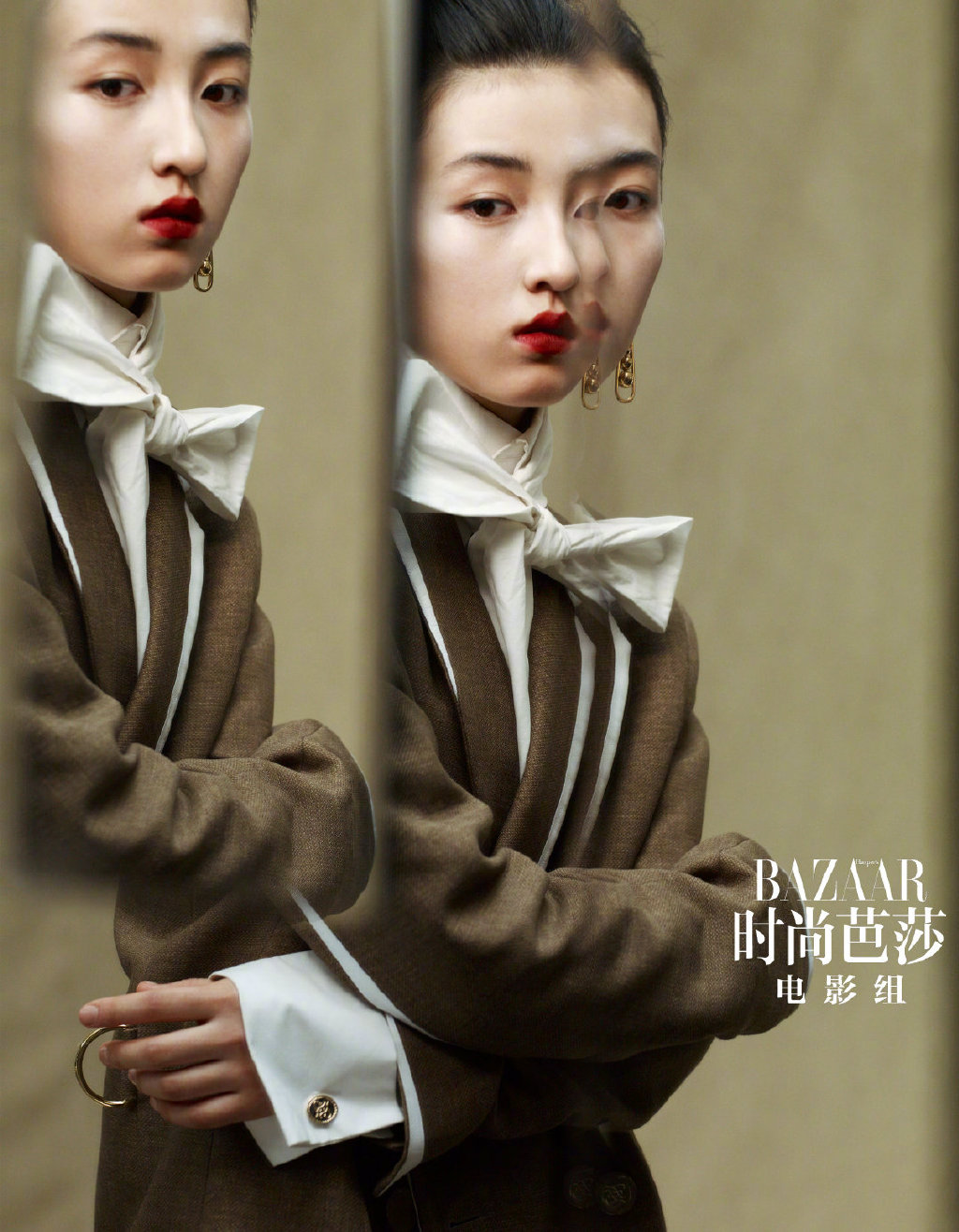 张子枫《时尚芭莎》写真展现多变面貌_图-4