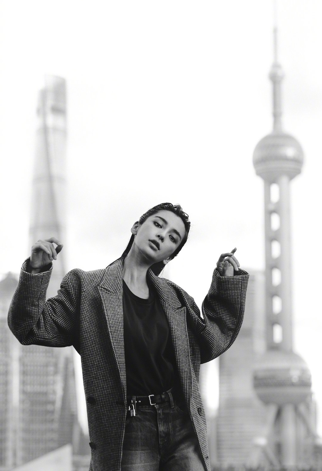 anglabaybay背头造型时尚炫酷_图-5