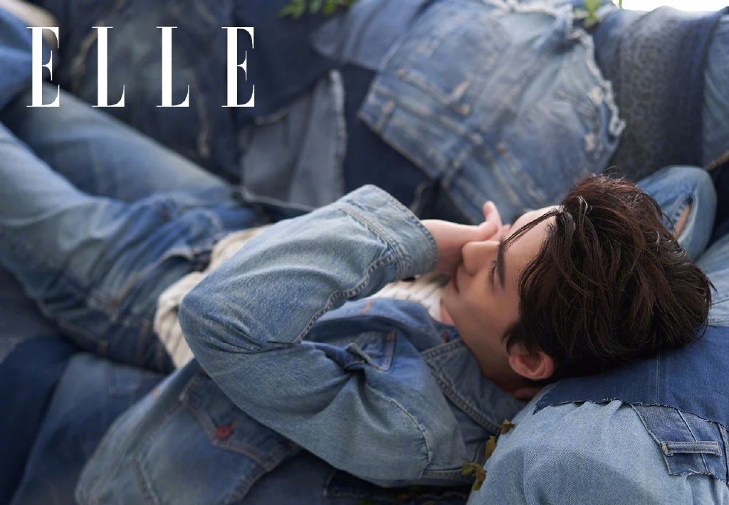 朱一龙《ELLE》写真拍摄花絮眉眼温柔令人沉醉_图-3
