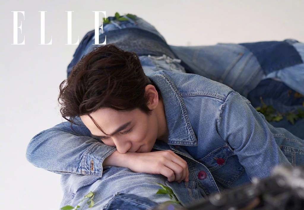 朱一龙《ELLE》写真拍摄花絮眉眼温柔令人沉醉_图-8