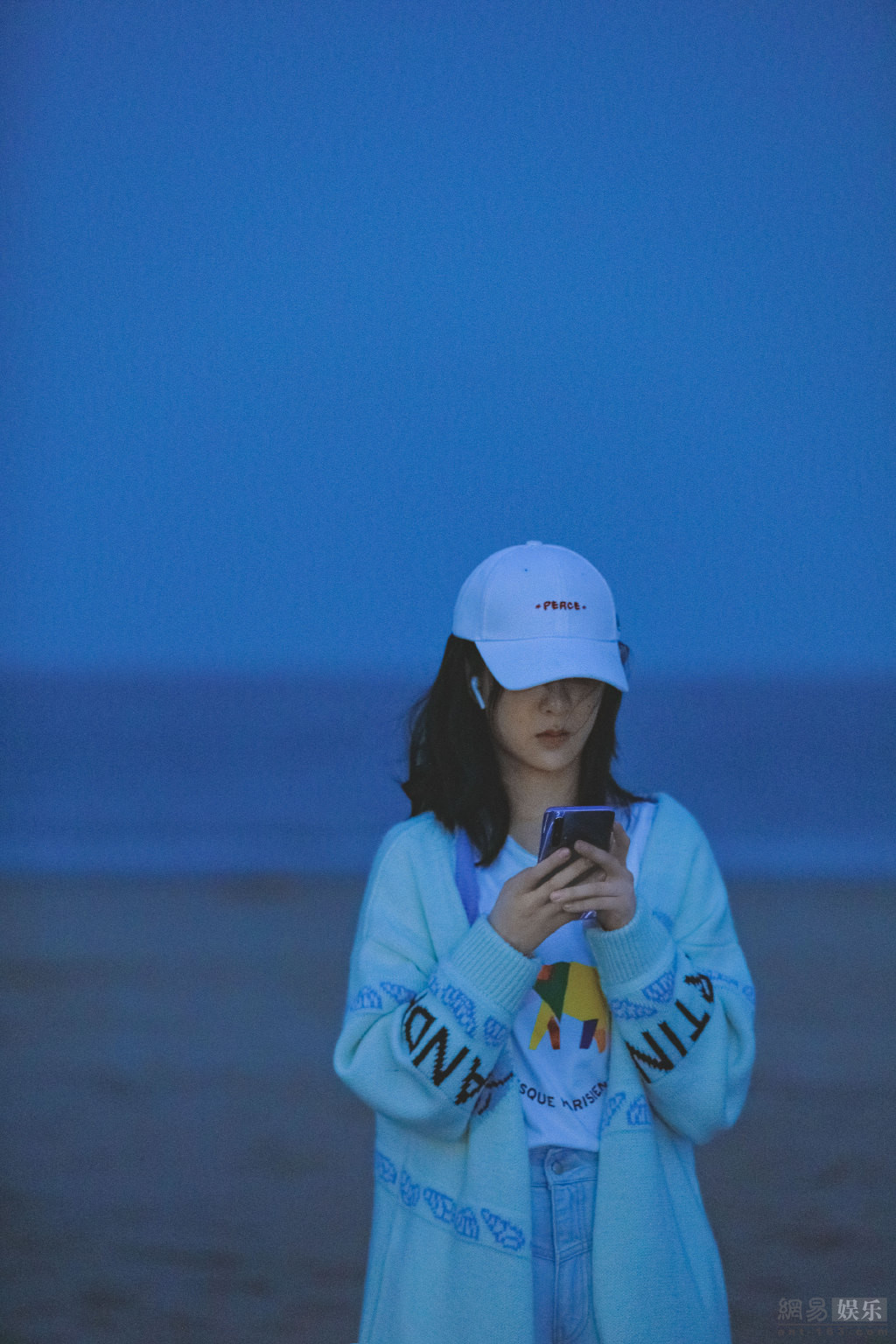 杨紫海边写真清新自然_图-6
