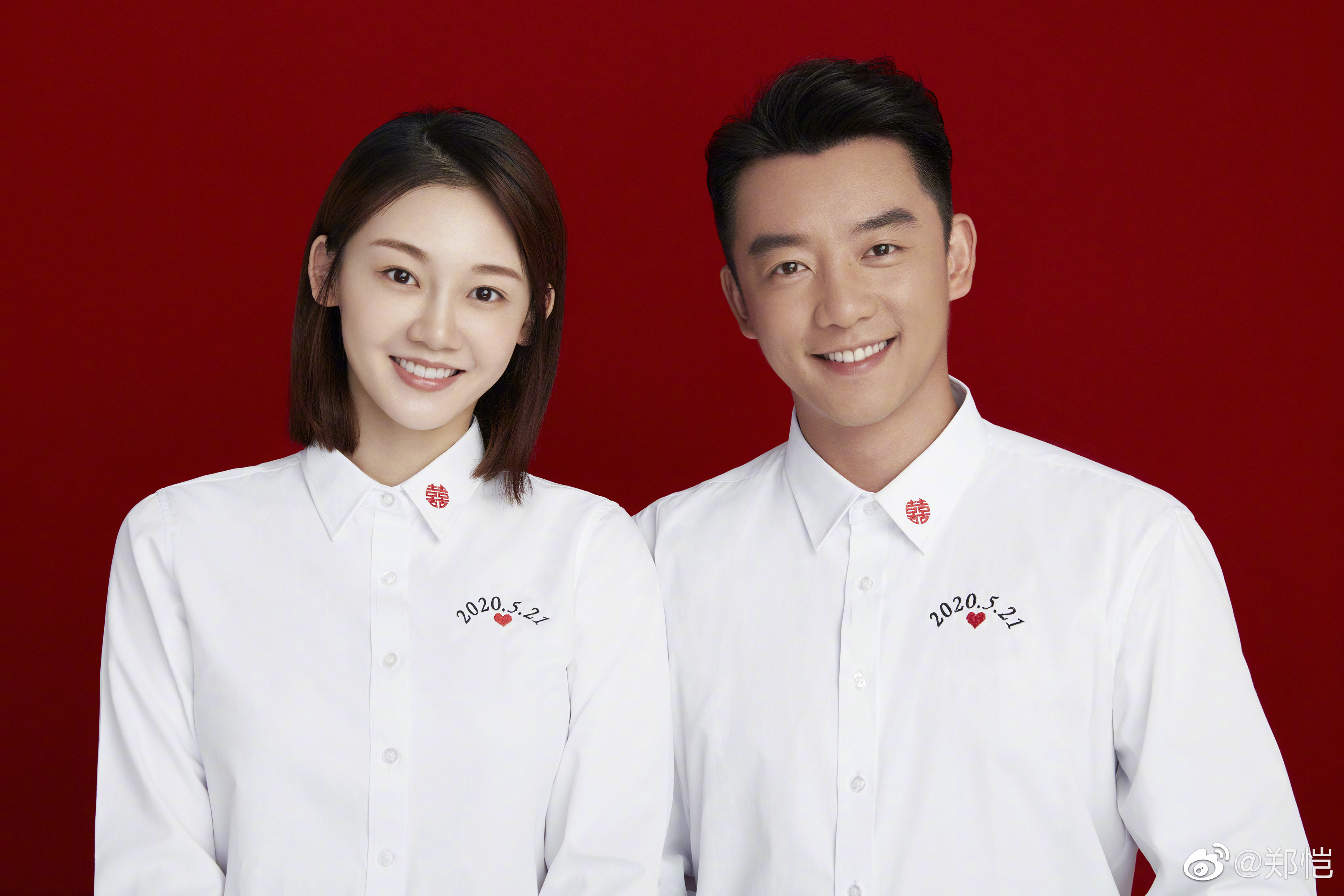 郑恺苗苗结婚写真曝光满满都是甜蜜_图-1