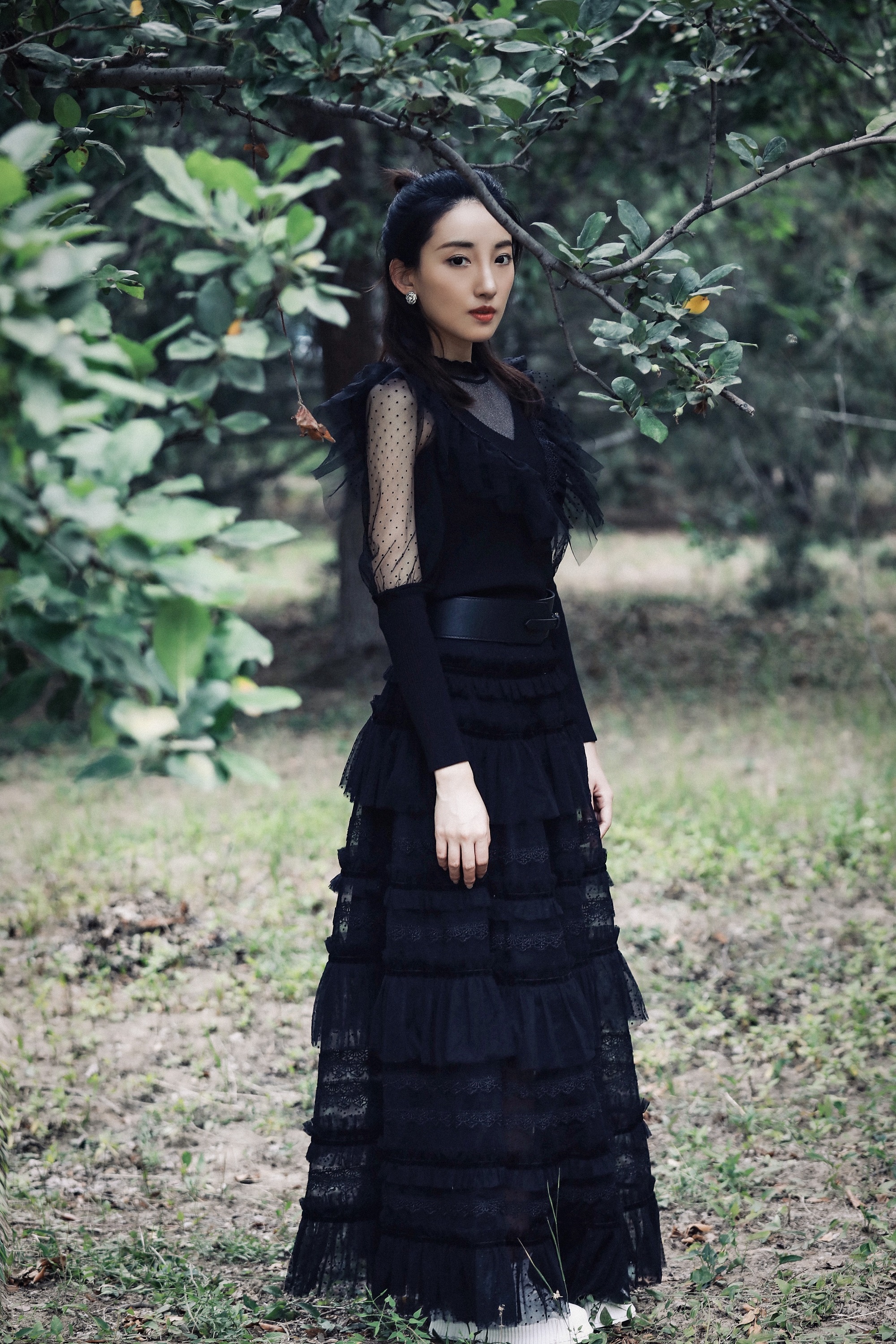 曲凌子森系复古写真尽显优雅文艺范_图-6