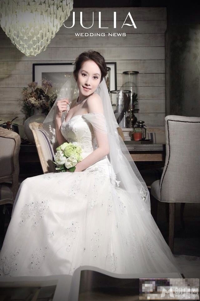 许慧欣晒婚纱照唯美出镜却不见老公身影_图-7