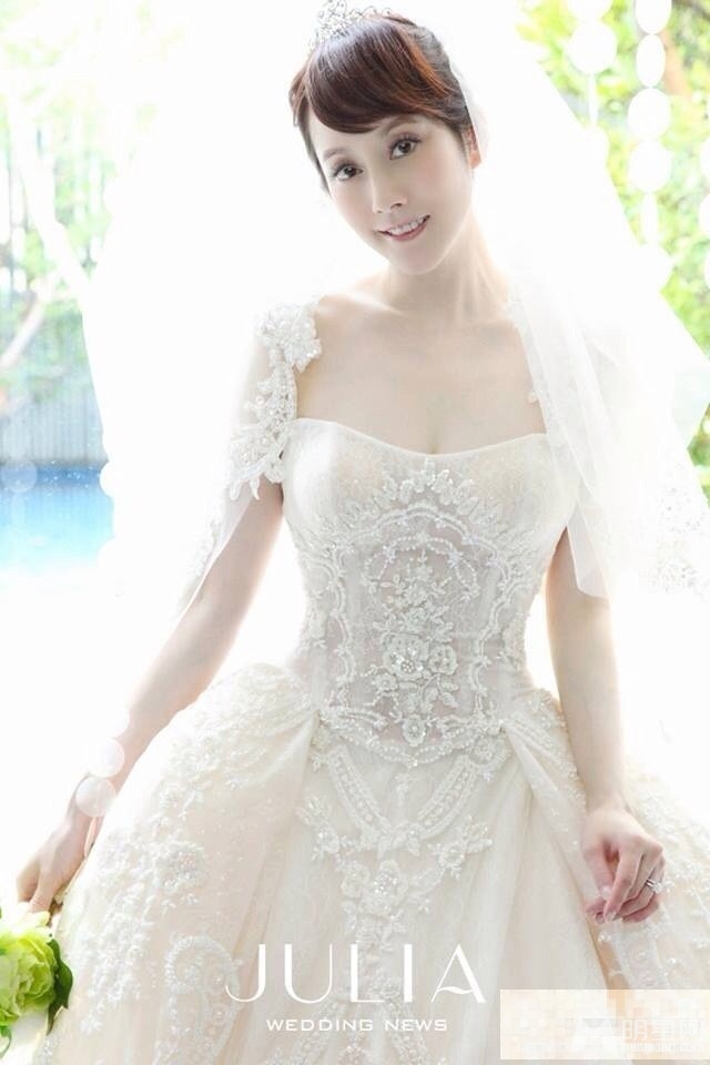 许慧欣晒婚纱照唯美出镜却不见老公身影_图-8