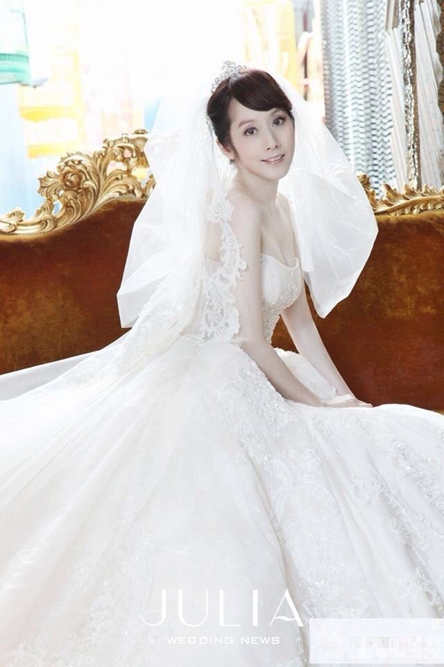 许慧欣晒婚纱照唯美出镜却不见老公身影_图-9