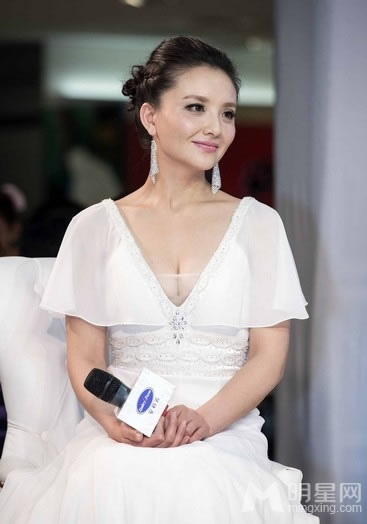 孙茜深V透视装亮相活动一对豪乳呼之欲出_图-1