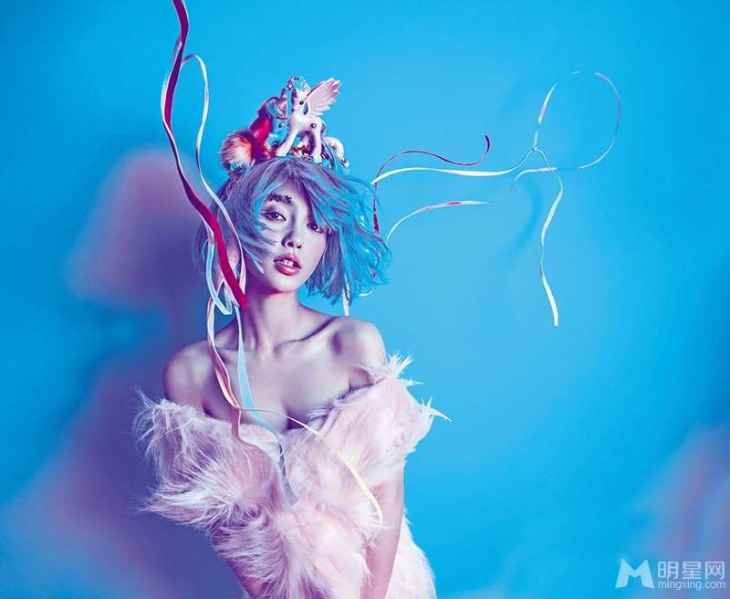 Angelababy时尚大片变身性感叛逆少女_图-8