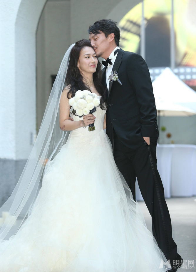 张震与庄雯如结婚婚礼现场大曝光_图-3