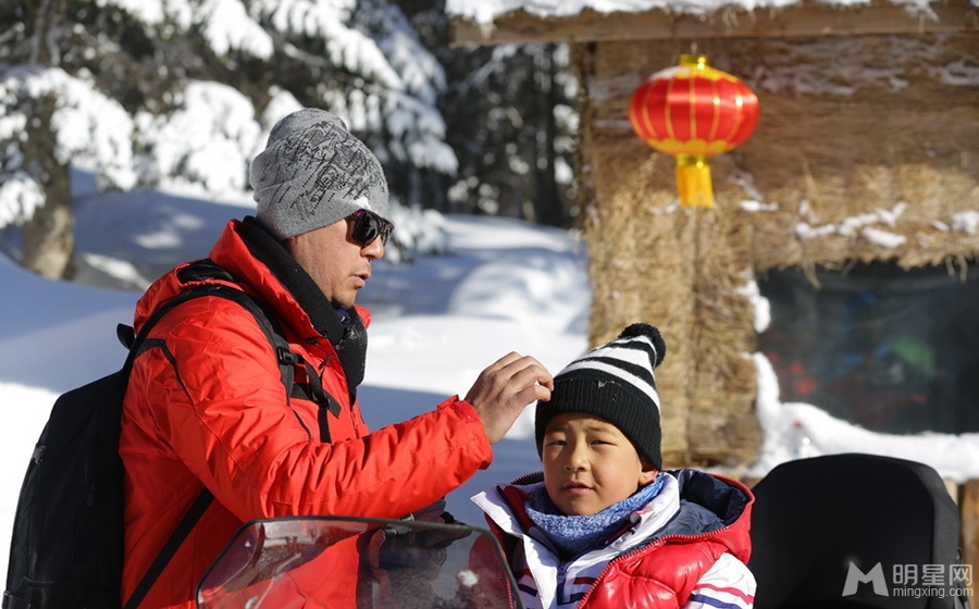 爸爸去哪儿最后一集海量剧照体验雪乡酷寒生活_图-85