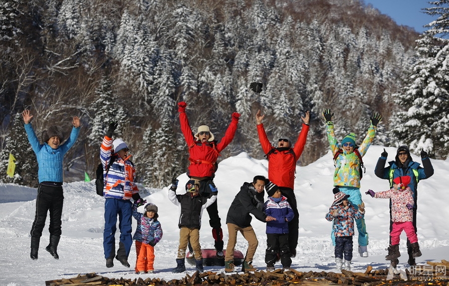 爸爸去哪儿最后一集海量剧照体验雪乡酷寒生活_图-43