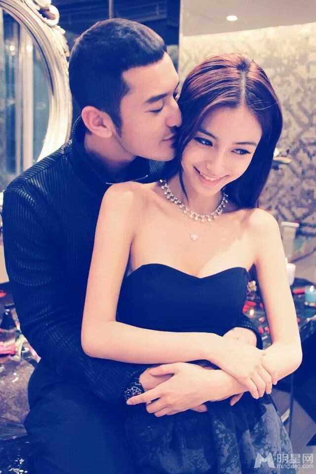 黄晓明Angelababy情侣照恋爱升级暧昧甜蜜_图-5