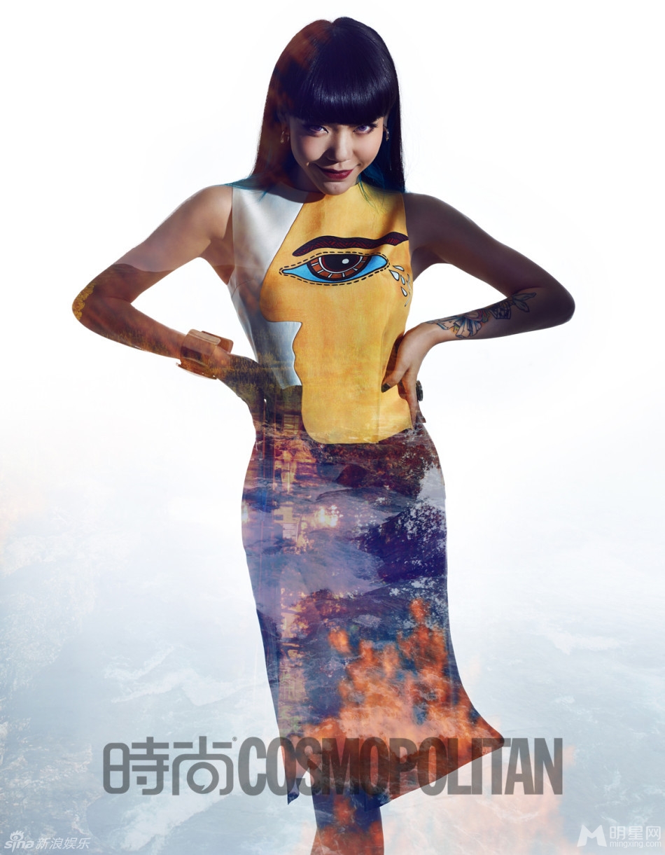 吴莫愁动感杂志写真时尚妩媚显妖惑_图-2