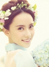 刘萌萌梦幻写真花仙子造型清新