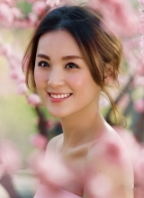 毛林林花仙子写真展现甜美气质