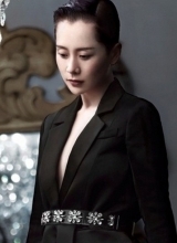 海清时尚黑白大片柔和神态彰显娇小妩媚