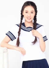 程砚秋学生制服写真青春扮相显可爱