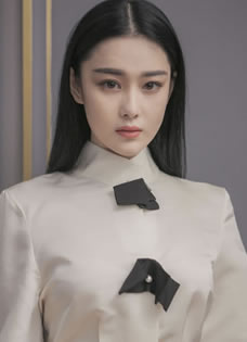张馨予复古靓丽写真纯白长裙梦幻迷人