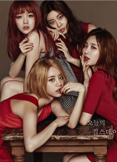 韩国性感女团Girl'sDay红唇诱人写真撩动心弦...
