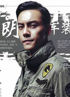陈伟霆作客《时尚健康》硬朗军装风