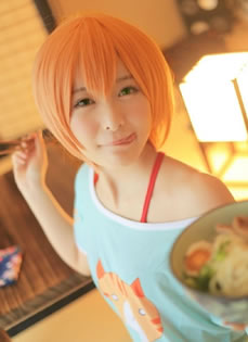 徐娇Cosplay星空凛粉嫩俏皮萌萌达