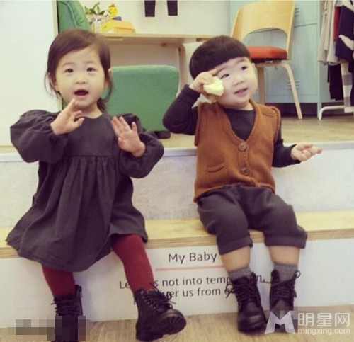 韩国喜感正太妹妹曝光兄妹合影激萌_图-8
