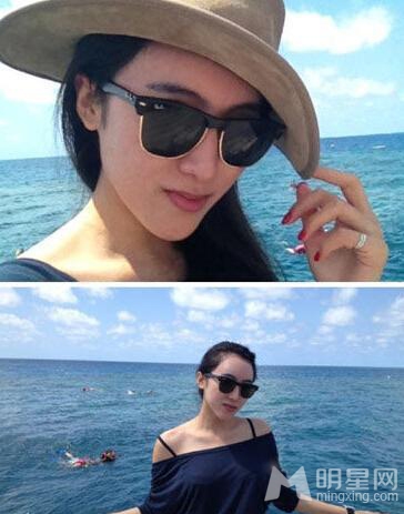 潘石屹美艳儿媳生活照低胸爆乳引关注_图-8