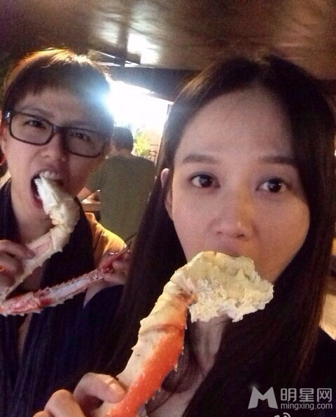 陈乔恩微博祝福夏雨乔姐妹情深晒祝福_图-3