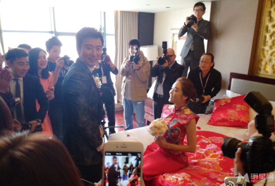高梓淇蔡琳结婚现场曝光新娘感动落泪_图-31