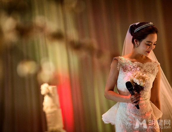 高梓淇蔡琳完婚梦幻婚礼令人向往_图-8