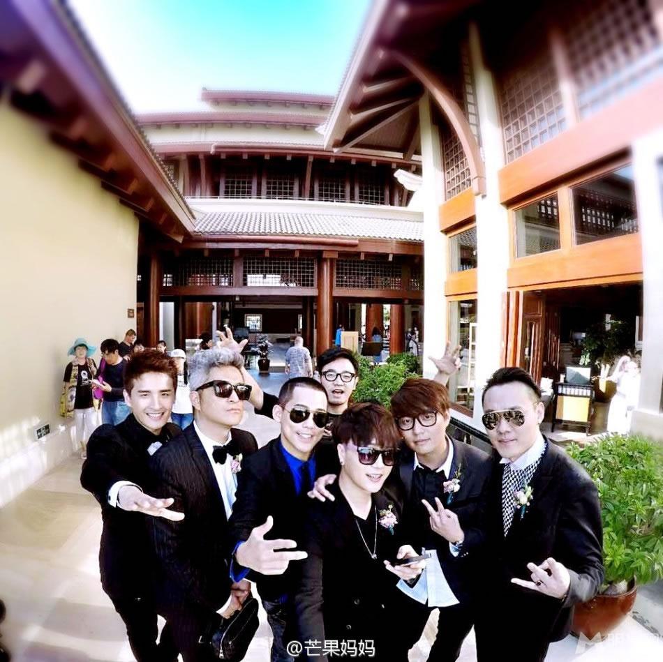王栎鑫婚礼全套组图快男伴郎团抢镜_图-17